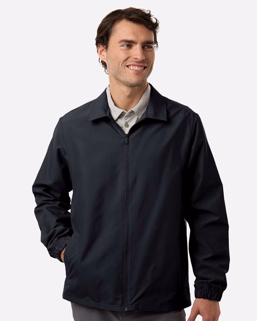 Custom Adidas Men's Lifestyle Full-Zip Jacket