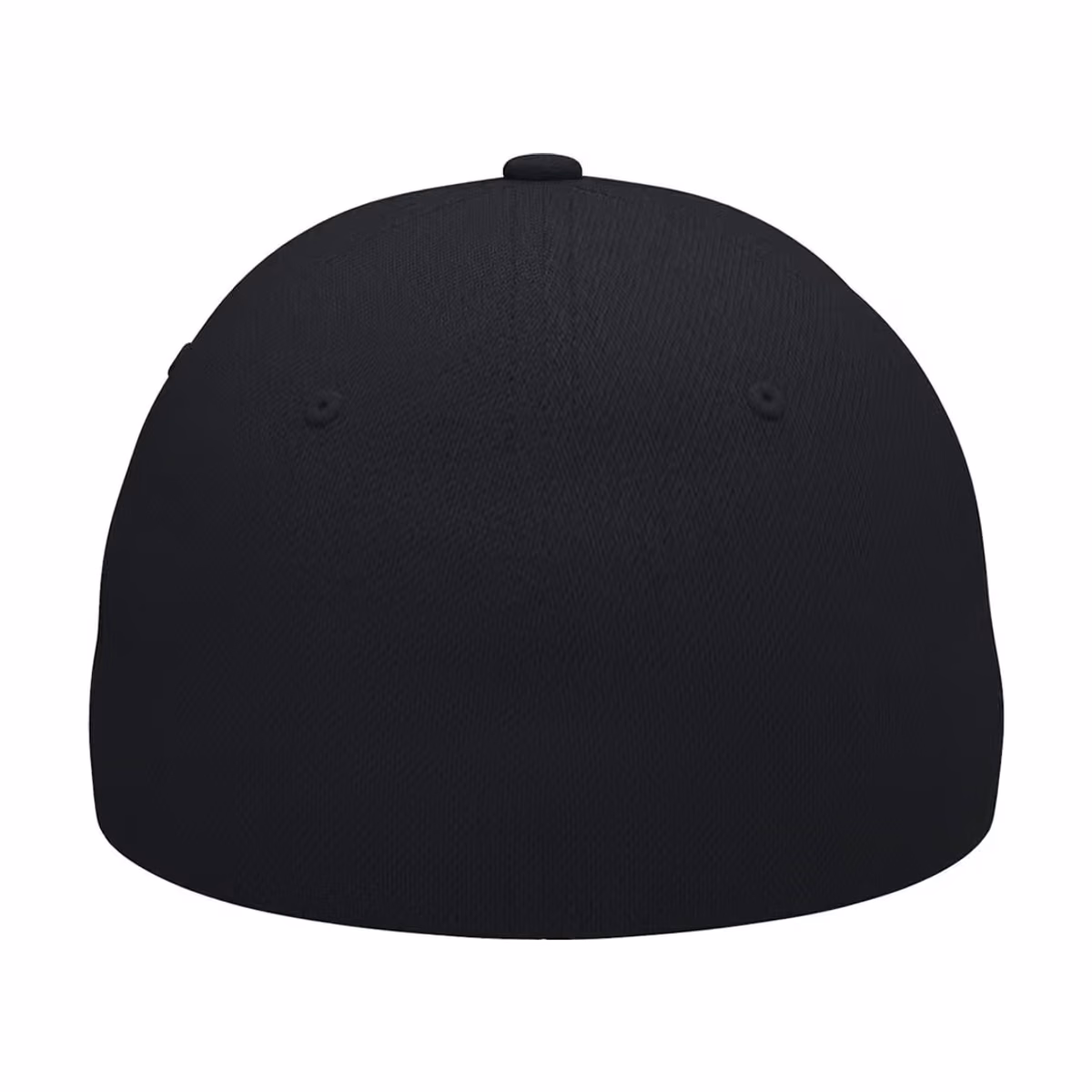 Custom Under Armour Team Blitzing Cap - Black/ White back