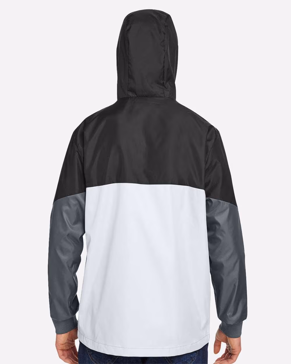 Custom Under Armour Men's Team Legacy Jacket - Black/ Black back