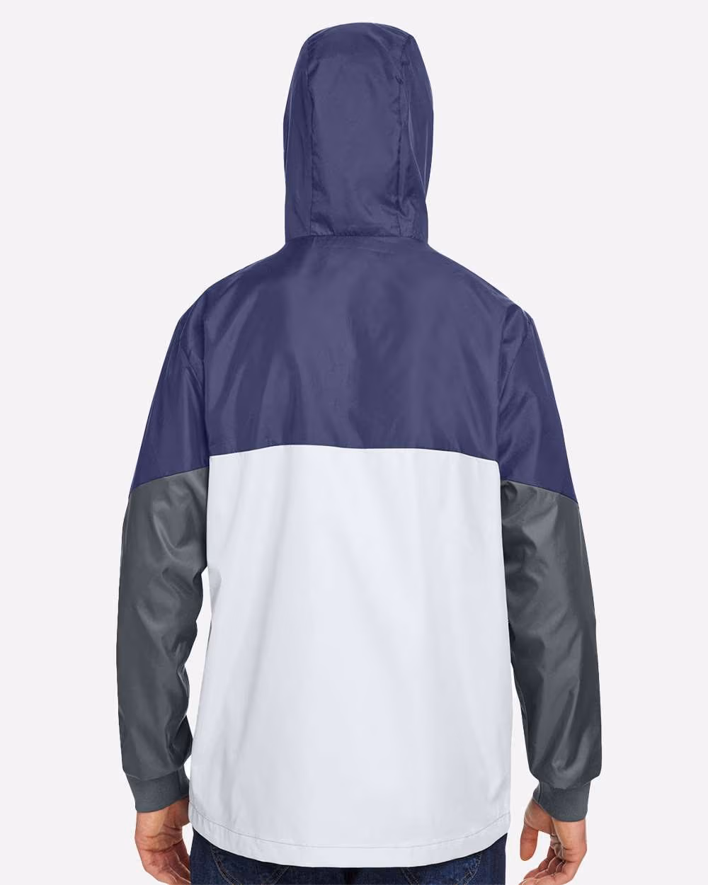 Custom Under Armour Men's Team Legacy Jacket - Navy/ Navy back