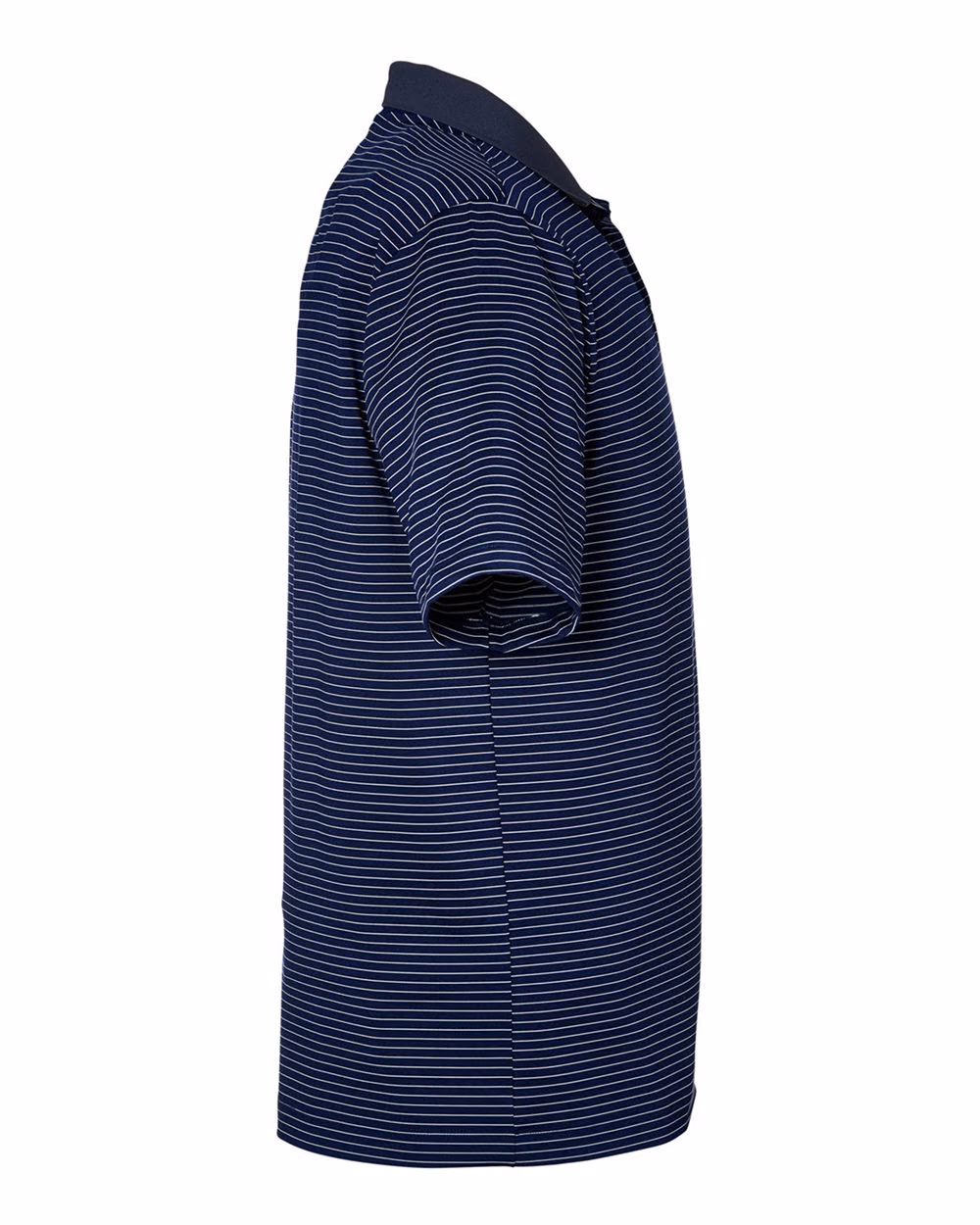 Custom Under Armour Men's 3.0 Striped Perf Polo Midnight Navy/ White direct side