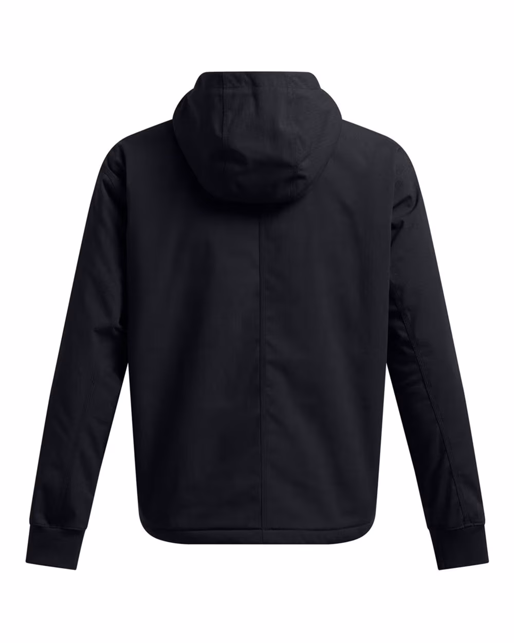 Custom Under Armour Men's Icon Fleece Jacket - Black/ Black flat back