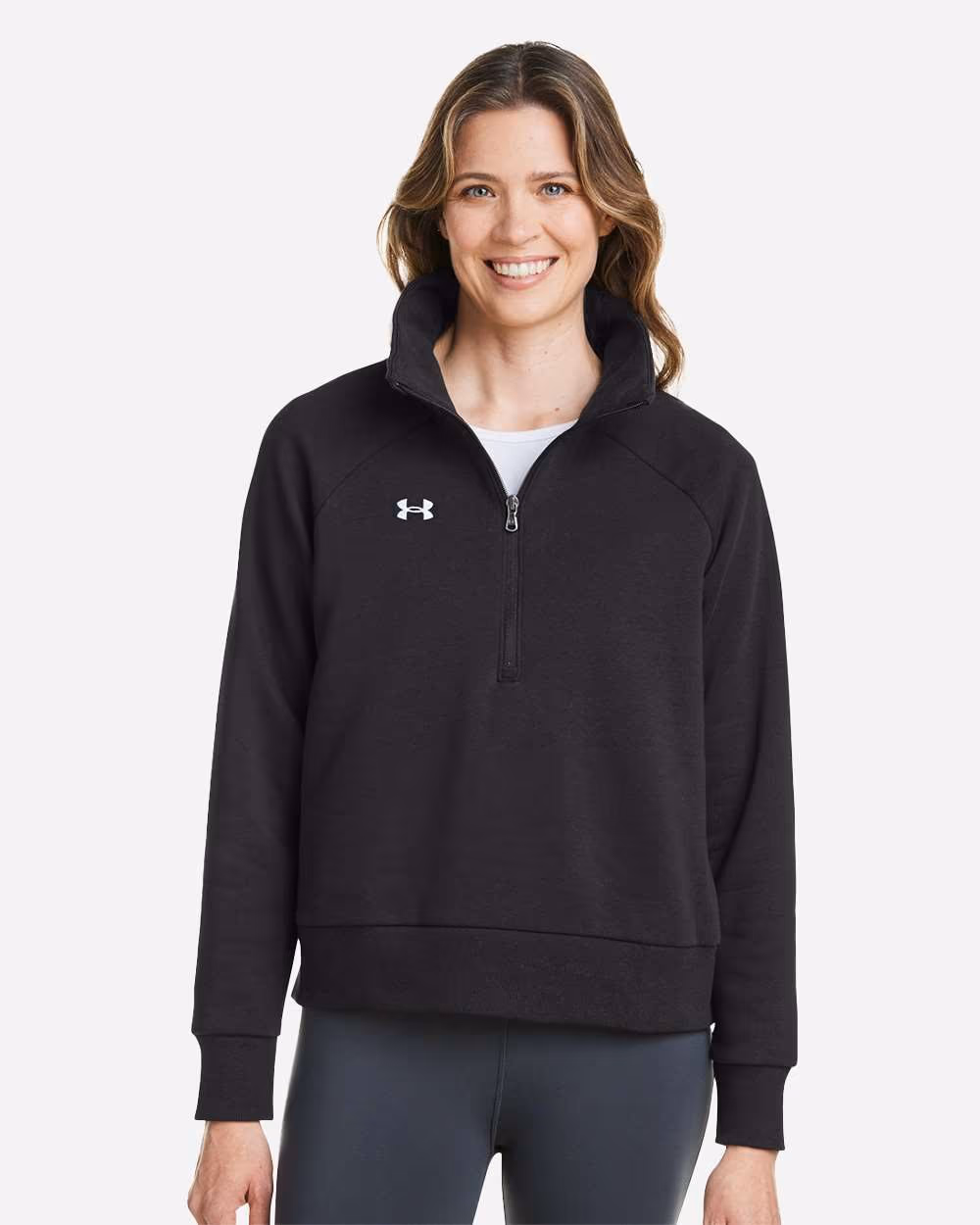 Custom Under Armour Women's Rival Fleece Half-Zip Pullover