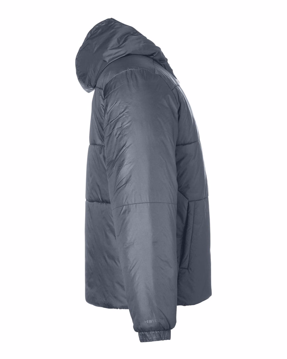 Custom Under Armour Men's LW Insulated Jacket Castlerock/ White direct side