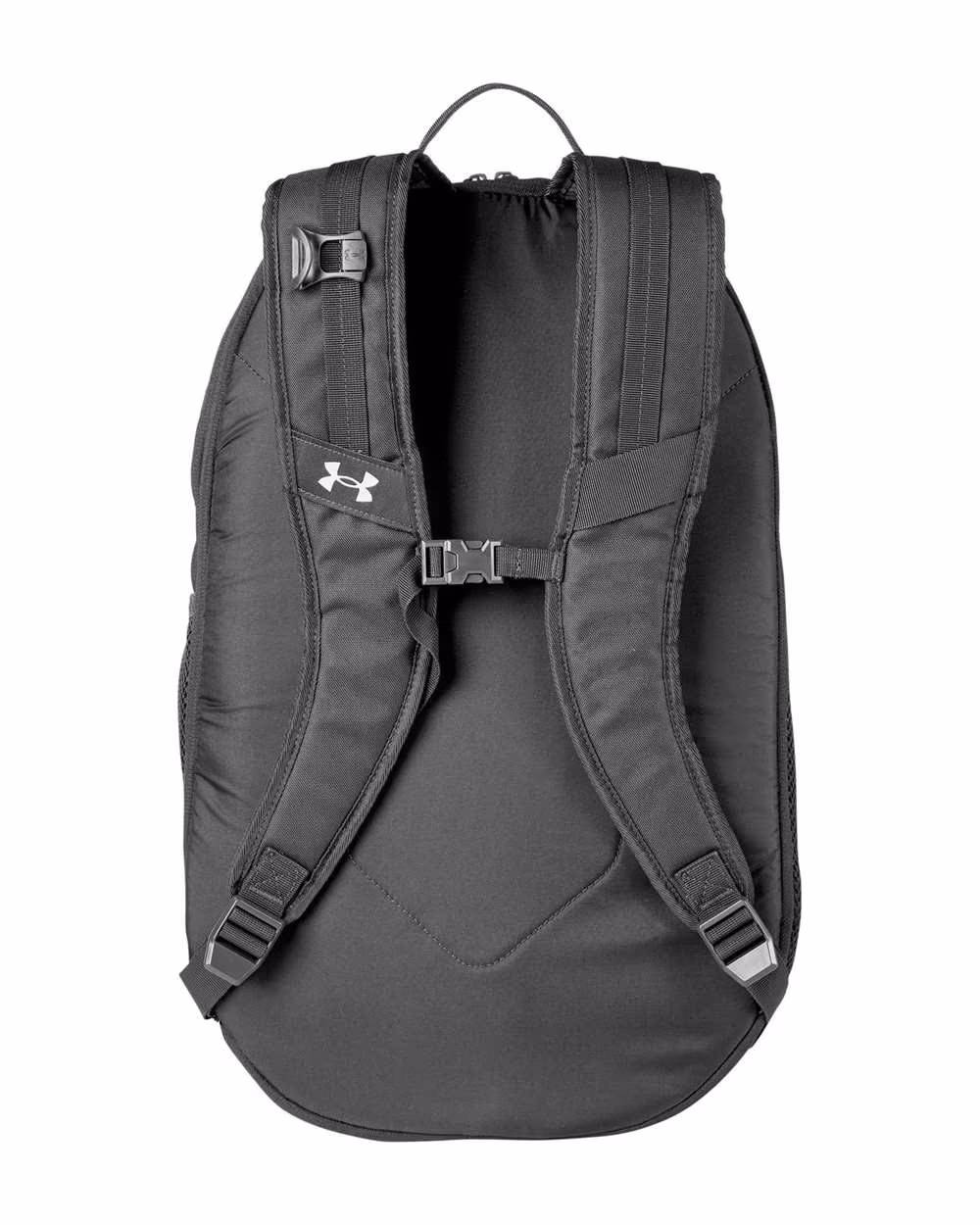 Custom Under Armour Hustle Team Backpack 6.0 - Black back
