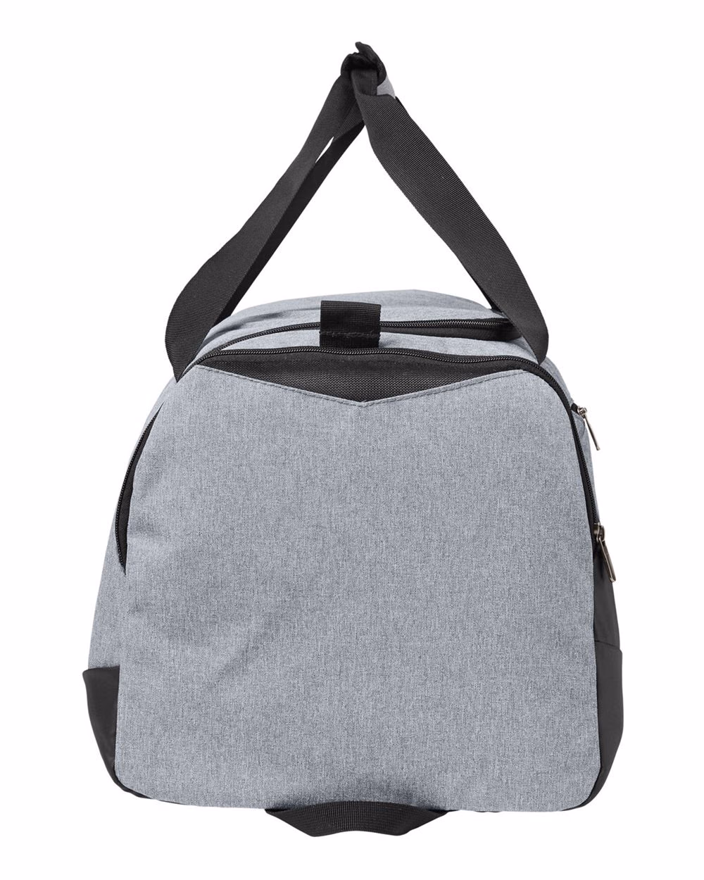 Custom Under Armour Undeniable 5.0 SM Duffel Bag Pitch Grey Medium Heather/ Black flat side