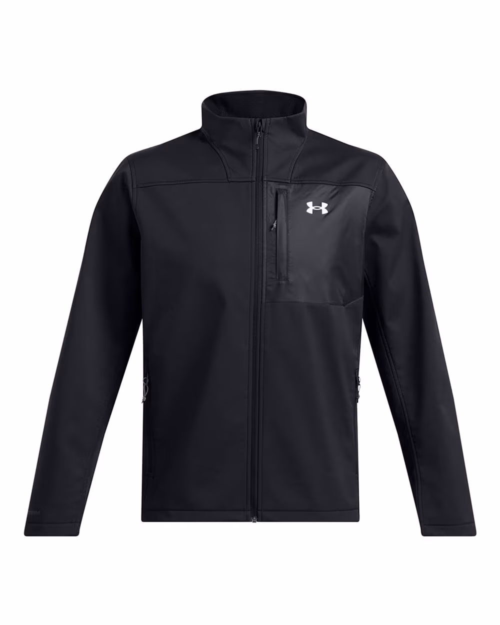 Custom Under Armour Men's ColdGear® Infrared Shield 2.0 Jacket - Black flat front