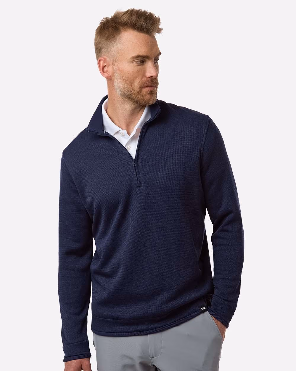 Custom Under Armour Men's Storm Sweater Fleece Quarter-Zip Pullover