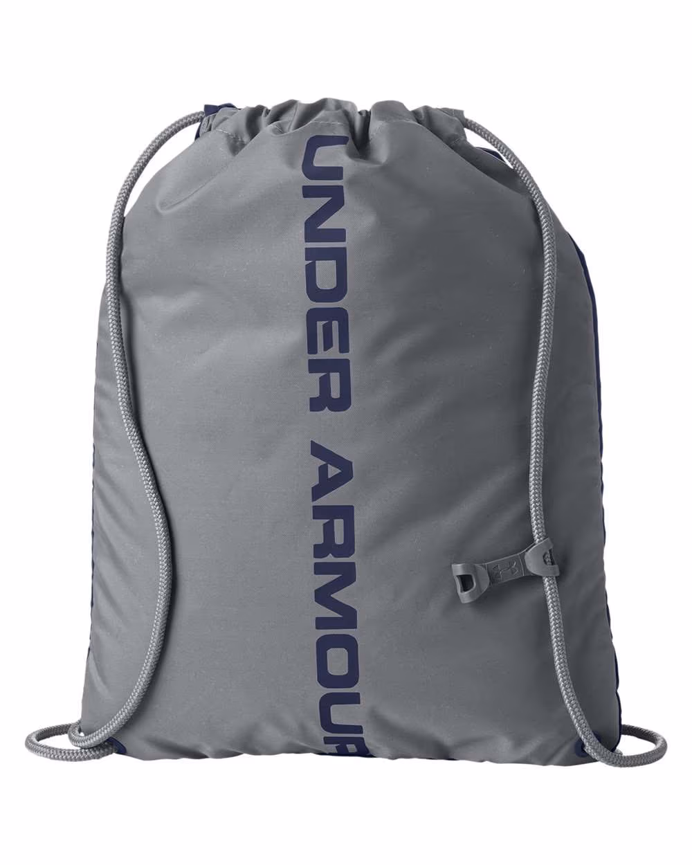 Custom Under Armour Ozsee Sackpack Drawstring Bag - Midnight Navy/ White back