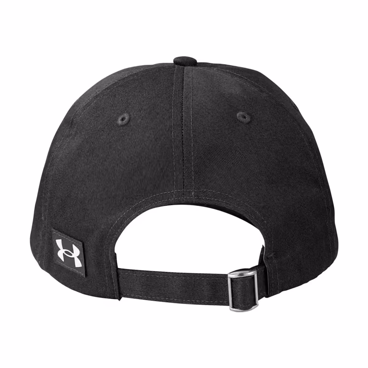 Custom Under Armour Team Chino Cap - Black/ Black/ White back