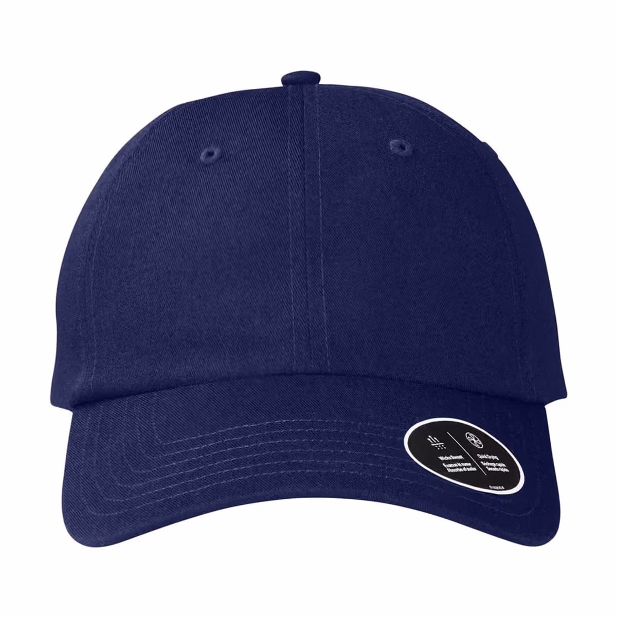 Custom Under Armour Team Chino Cap - Midnight Navy/ Pitch Grey front