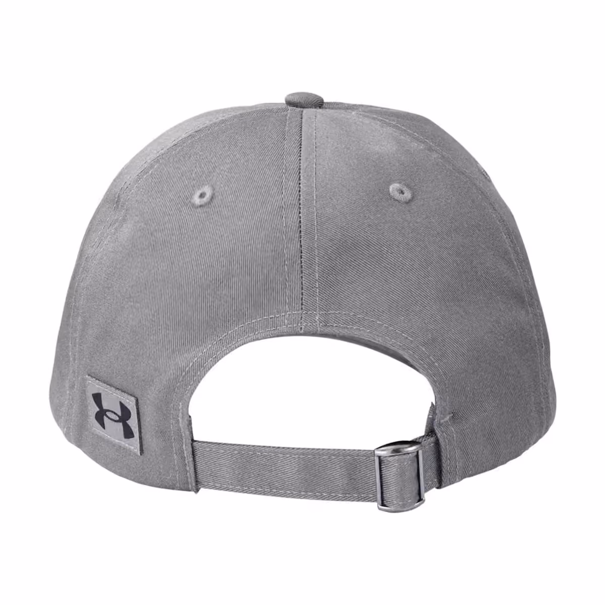 Custom Under Armour Team Chino Cap - Pitch Grey/ Pitch Grey/ Black back