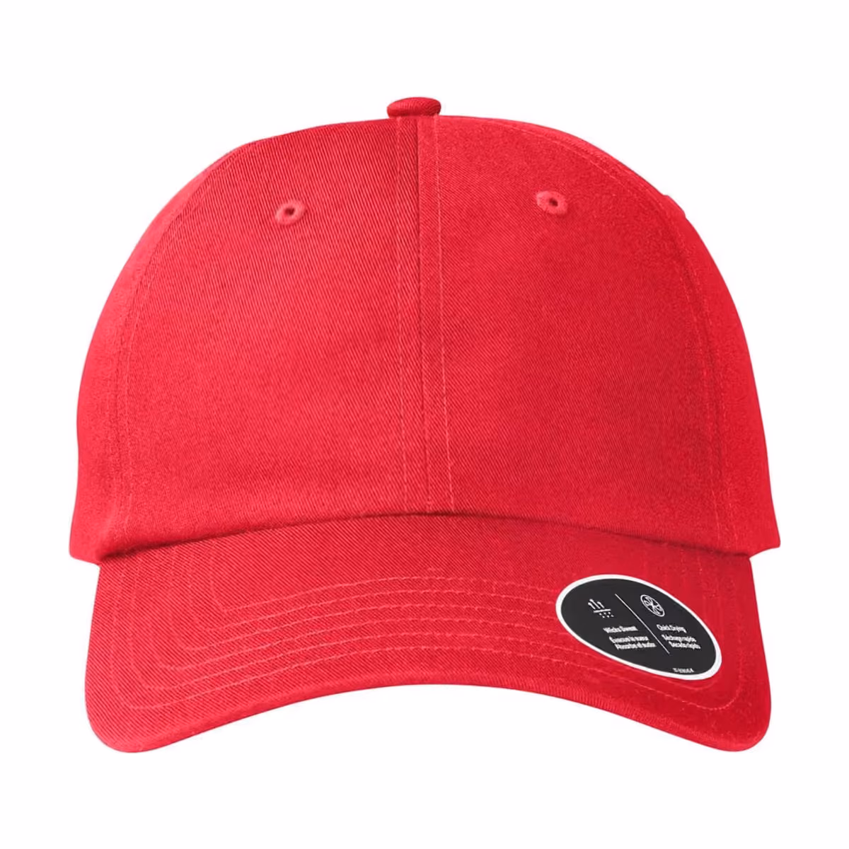 Custom Under Armour Team Chino Cap - Red/ Red/ Black front