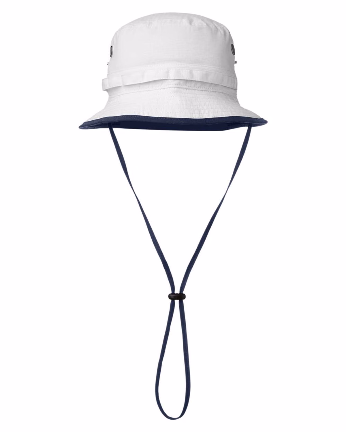 Custom Nautica Bucket Hat - White - front