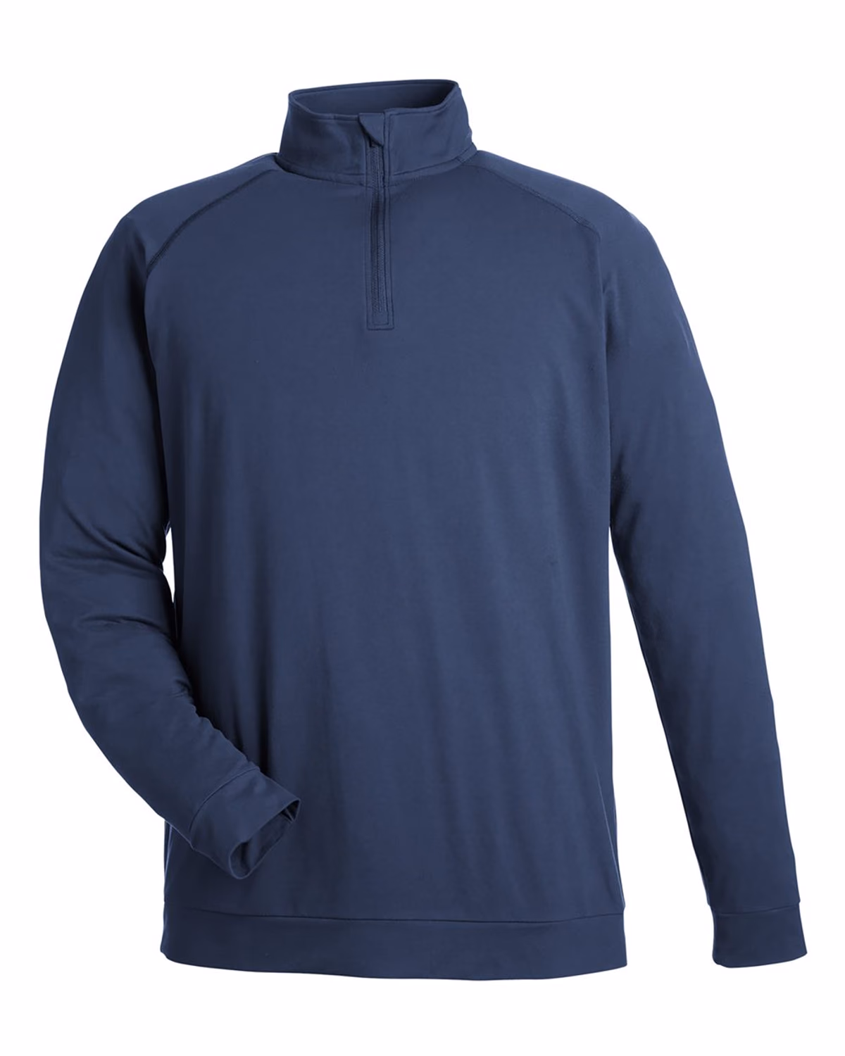 Custom Swannies Men's Colt Quarter-Zip Pullover - Navy - front
