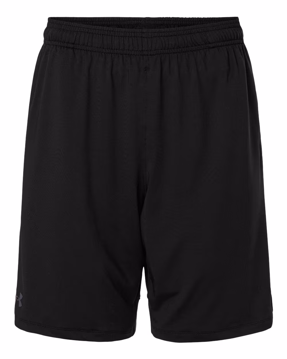 Custom Under Armour Men's Tech Vent 9" Shorts - Black/ Castlerock flat front