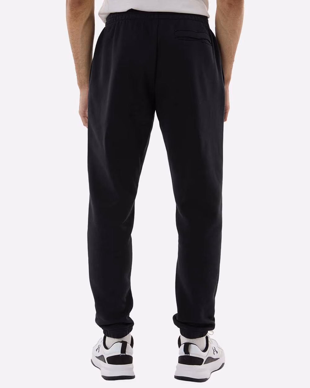 Custom Under Armour Men's Icon Fleece Joggers - Black/ Pitch Grey back