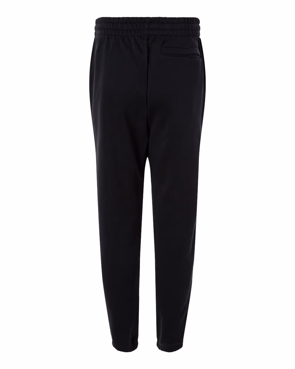 Custom Under Armour Men's Icon Fleece Joggers - Black/ Pitch Grey flat back
