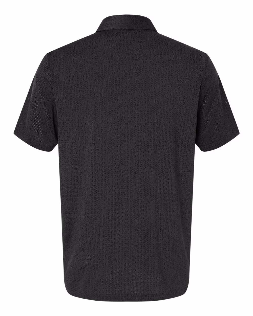 Custom Adidas Men's Ultimate365 Mesh Tango Print Climacool Polo - Black/ Carbon flat back