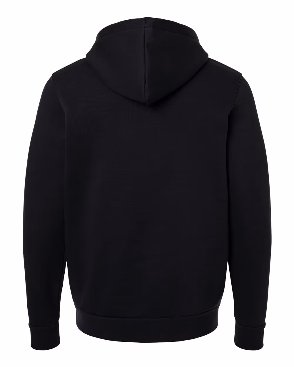 Custom Under Armour Men's Team Icon Fleece Hooded Sweatshirt - Black/ White flat back