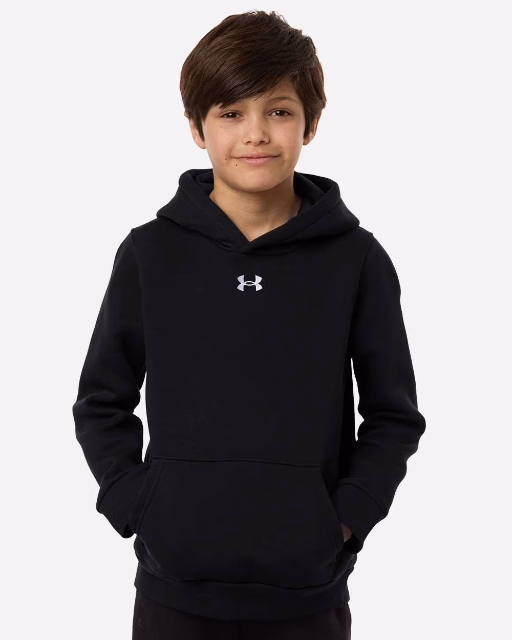 Custom Under Armour Youth Team Icon Fleece Hooded Sweatshirt
