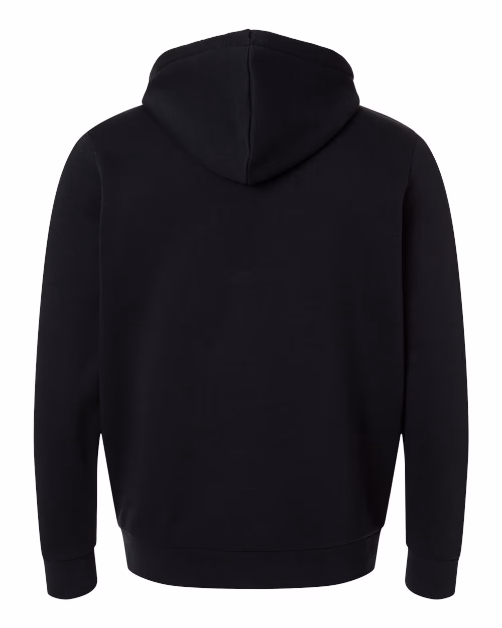 Custom Under Armour Men's Icon Fleece Hooded Full-Zip - Black/ White flat back