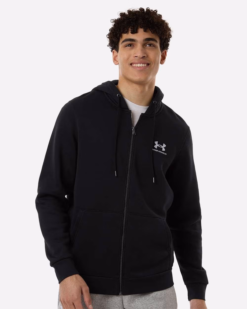 Custom Under Armour Men's Icon Fleece Hooded Full-Zip