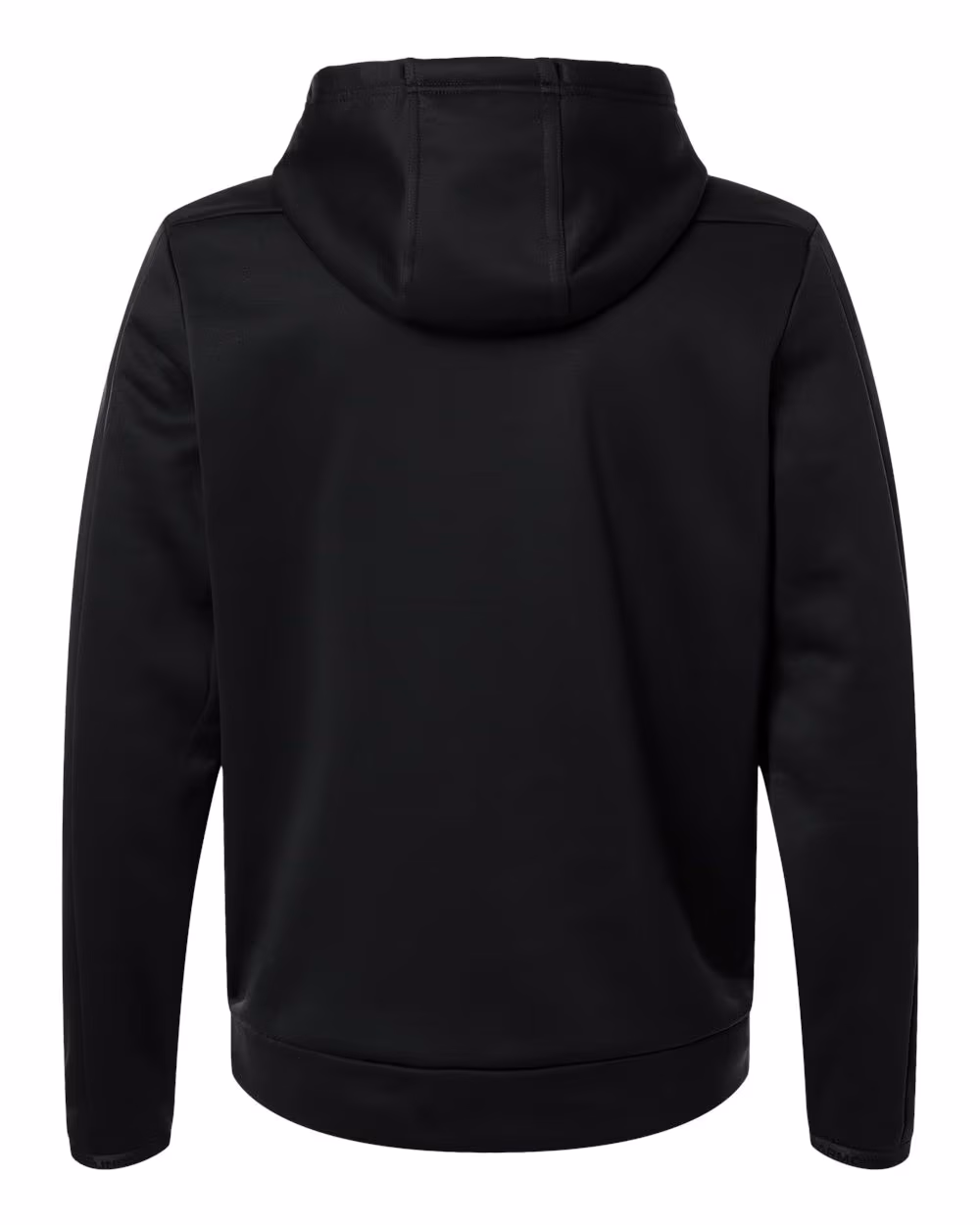 Custom Under Armour Men's Armour Fleece Pro Hooded Sweatshirt - Black/ White back