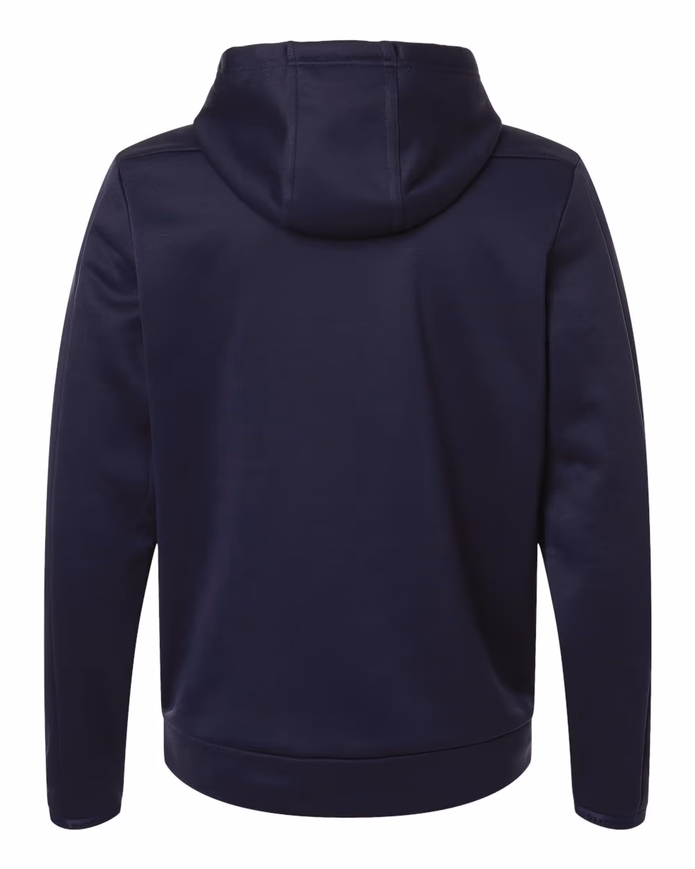 Custom Under Armour Men's Armour Fleece Pro Hooded Sweatshirt - Midnight Navy/ White flat back