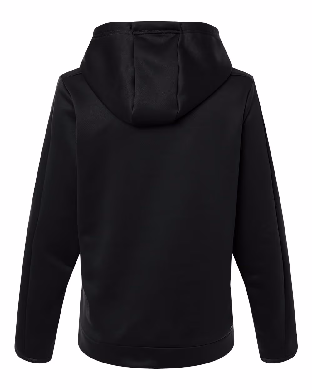 Custom Under Armour Women's Armour Fleece Pro Hooded Sweatshirt - Black/ White back