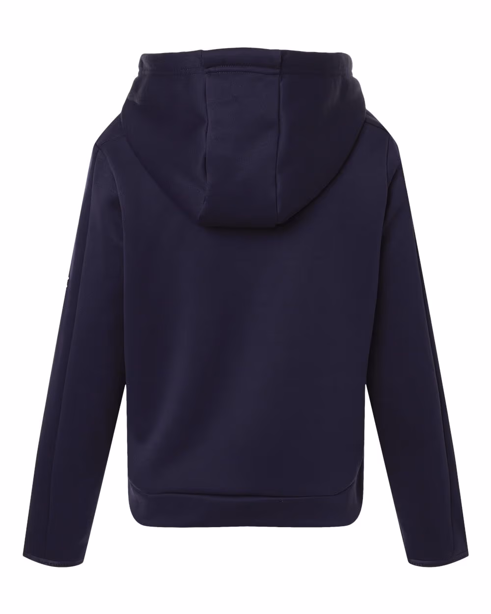 Custom Under Armour Women's Armour Fleece Pro Hooded Full-Zip - Midnight Navy/ White flat back