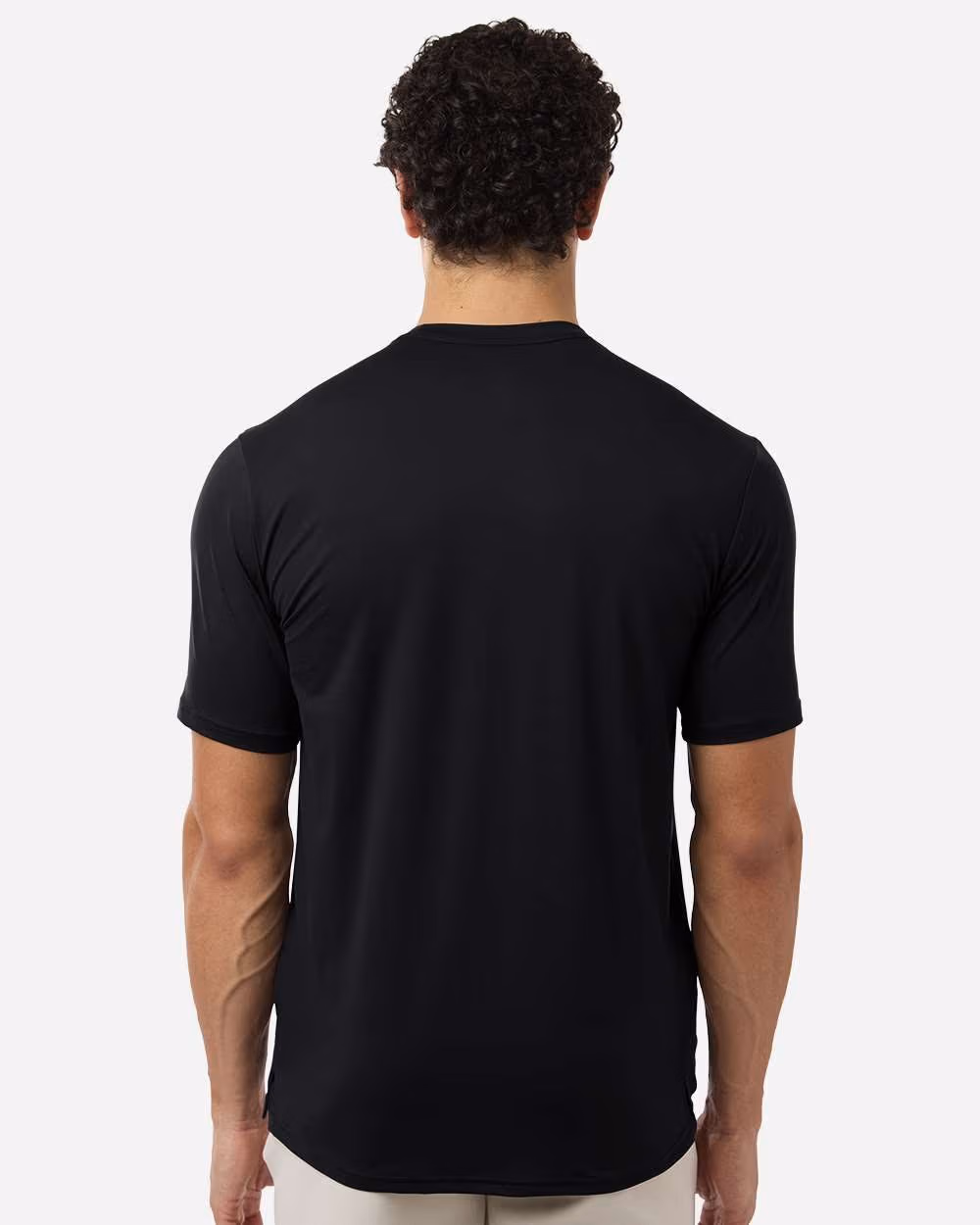 Custom Under Armour Men's Team Vanish T-Shirt - Black/ White back