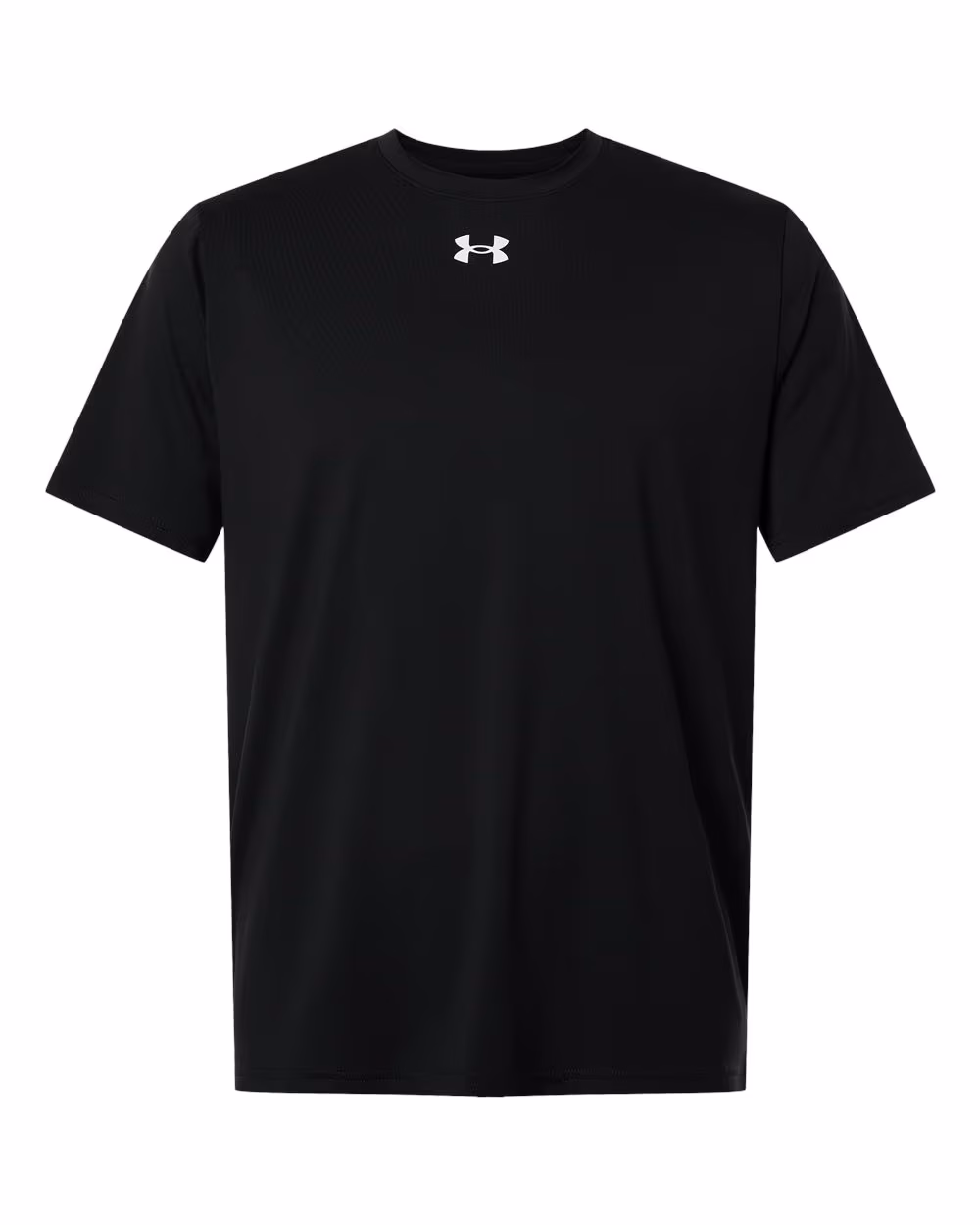 Custom Under Armour Men's Team Vanish T-Shirt - Black/ White flat front