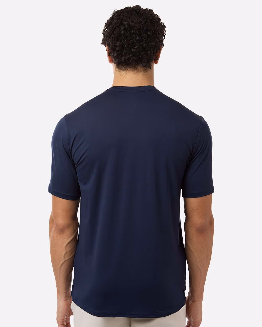 Custom Under Armour Men's Team Vanish T-Shirt - Midnight Navy/ White back