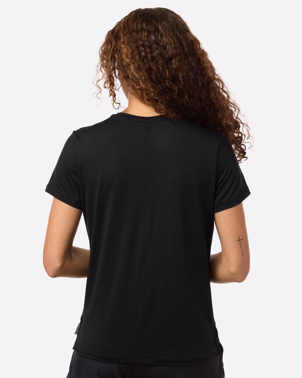 Custom Under Armour Women’s Vanish T-Shirt - Ultimate Black/ Mod Grey back