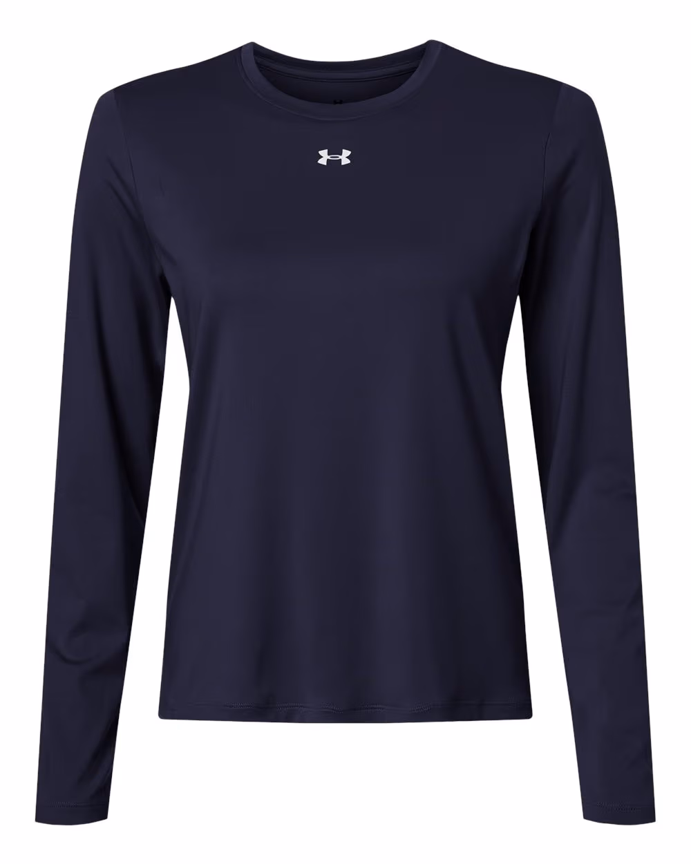 Custom Under Armour Women's Team Vanish Long Sleeve T-Shirt - Midnight Navy/ White front