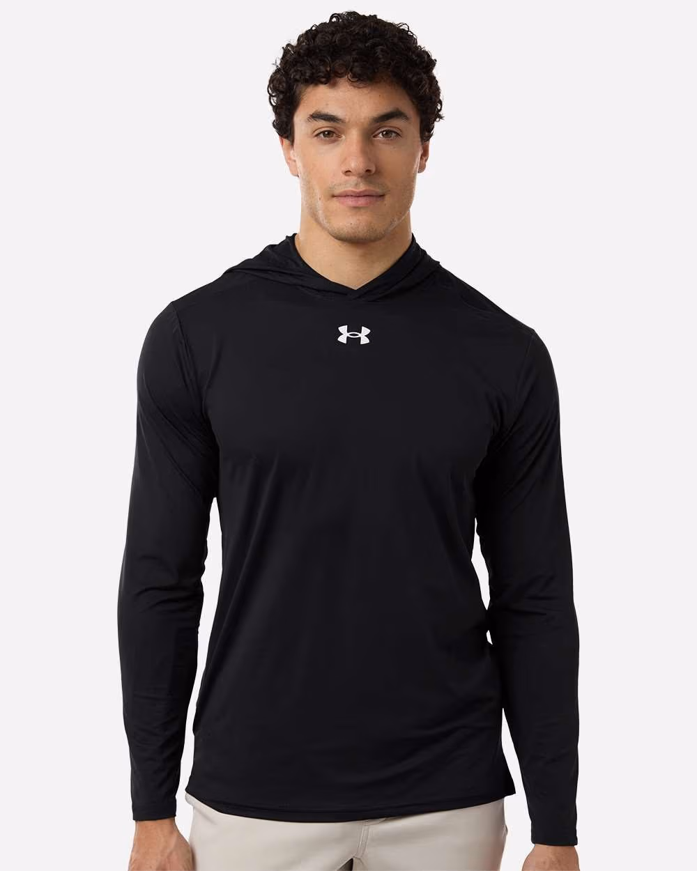 Custom Under Armour Men's Team Vanish Hooded Long Sleeve T-Shirt