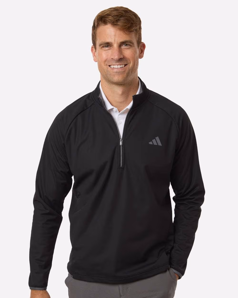 Custom Adidas Men's Ultimate365 Wind Quarter-Zip Pullover