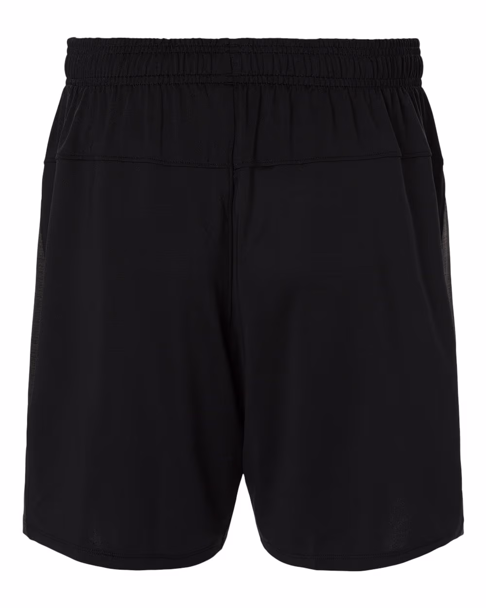 Custom Under Armour Men’s Tech Vent 7" Shorts - Black/ Pitch Grey flat back