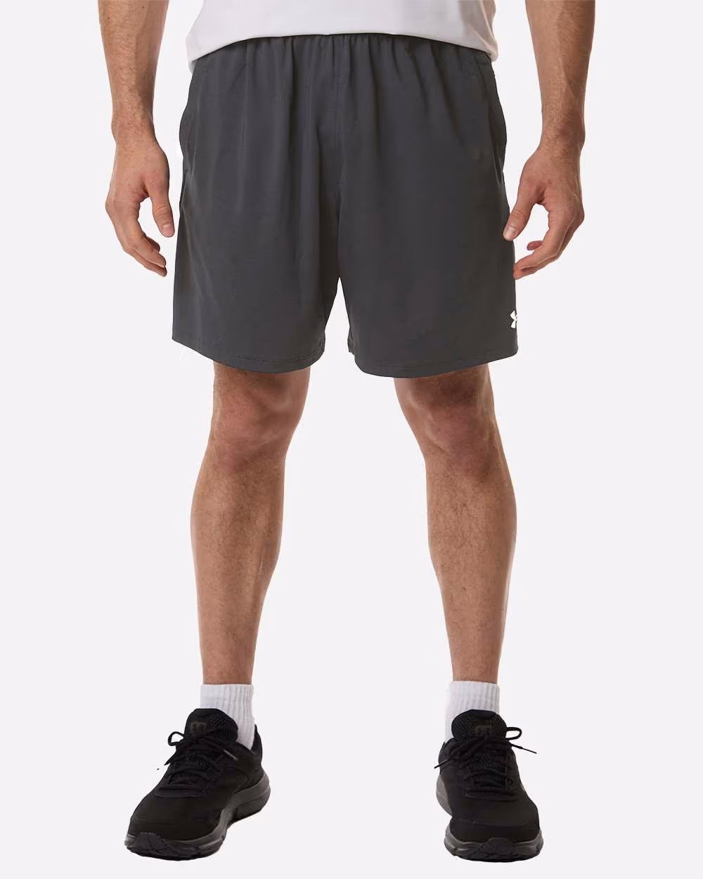 Custom Under Armour Men’s Tech Vent 7" Shorts - Castlerock/ Castlerock front