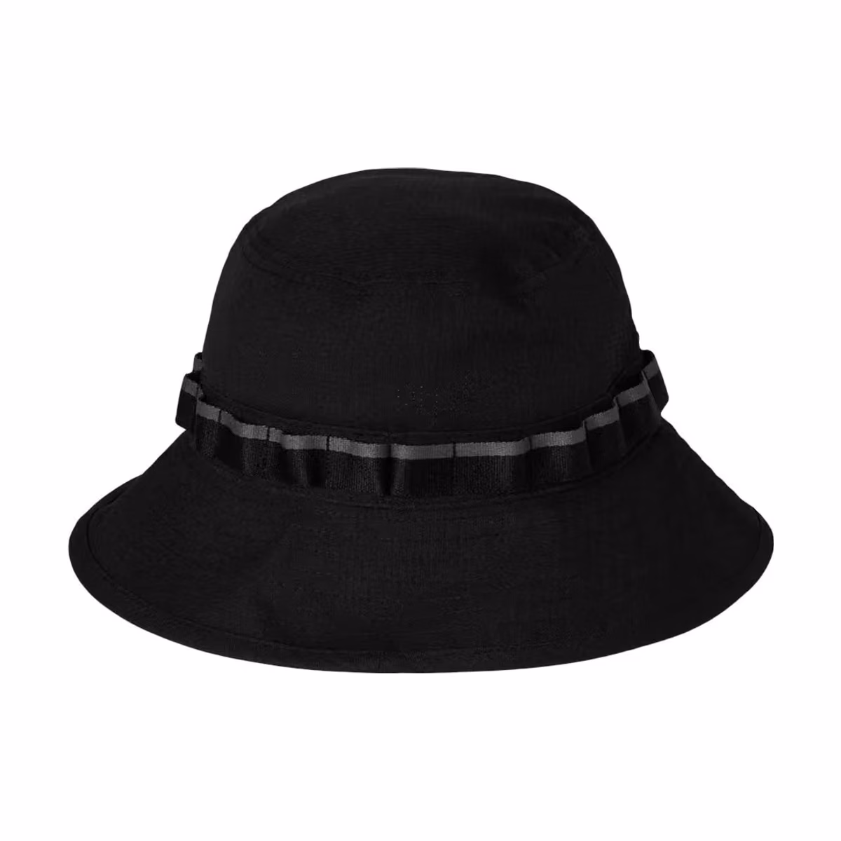 Custom Under Armour AV Bucket Hat Black/ Castlerock flat back