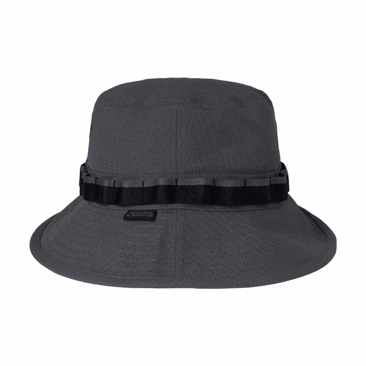 Custom Under Armour AV Bucket Hat Castlerock/ Black direct side