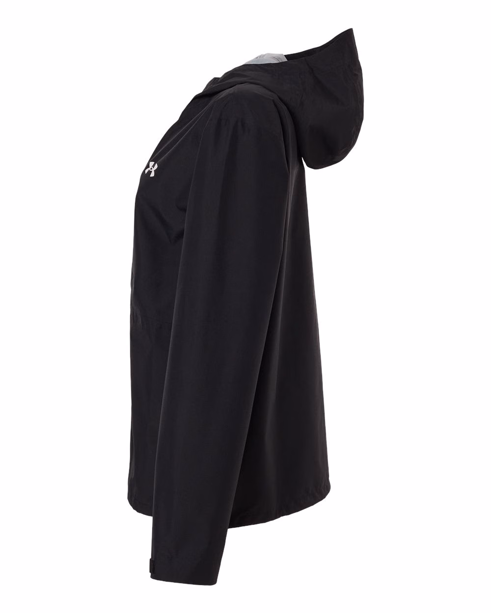 Custom Under Armour Men's Cloudstrike Jacket Black/ White direct side