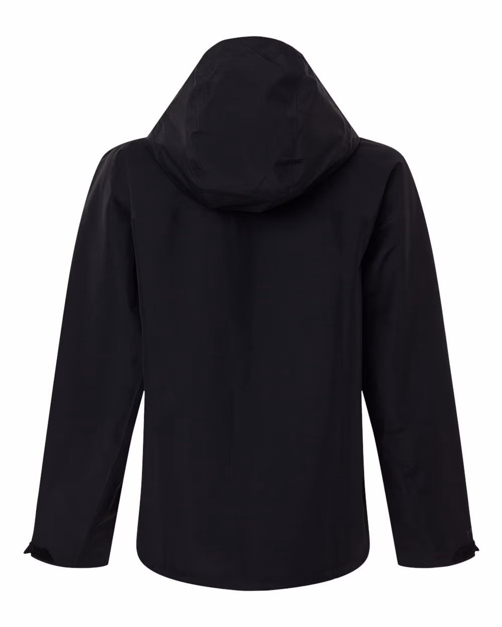 Custom Under Armour Women's Cloudstrike Jacket - Black/ White flat back