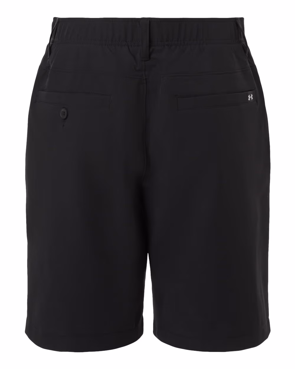 Custom Under Armour Men's Drive 10" Shorts - Black/ Steel Medium Heather/ Halo Grey back