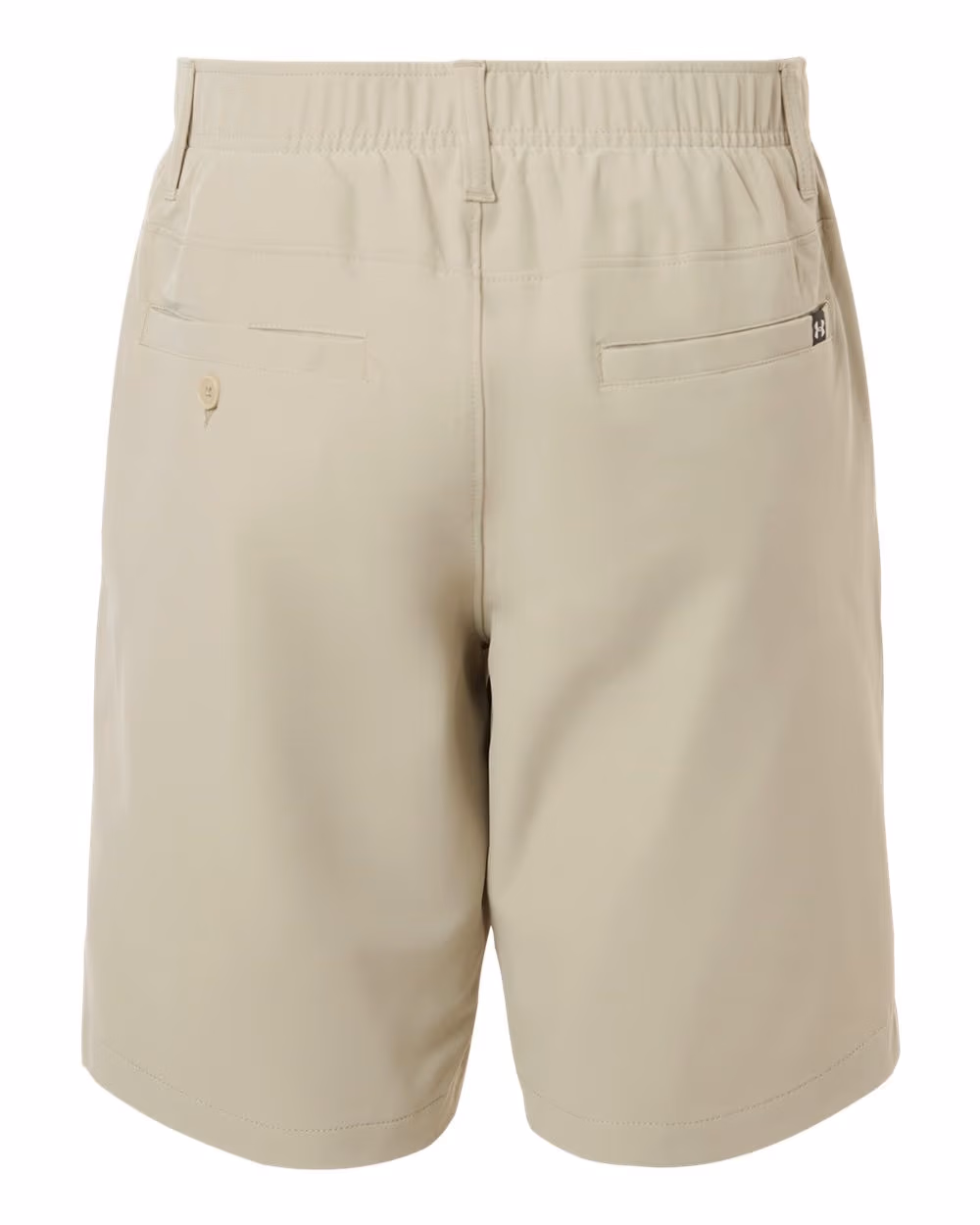 Custom Under Armour Men's Drive 10" Shorts - Khaki Base/ Halo Grey back