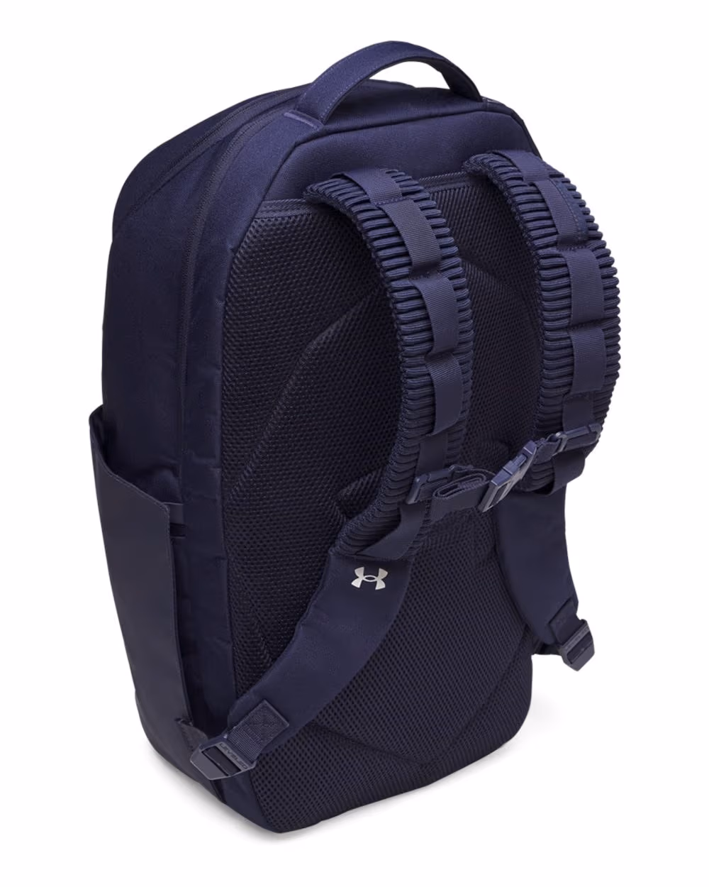 Custom Under Armour 32L No Weigh Team Backpack - Midnight Navy/ Metallic Silver back