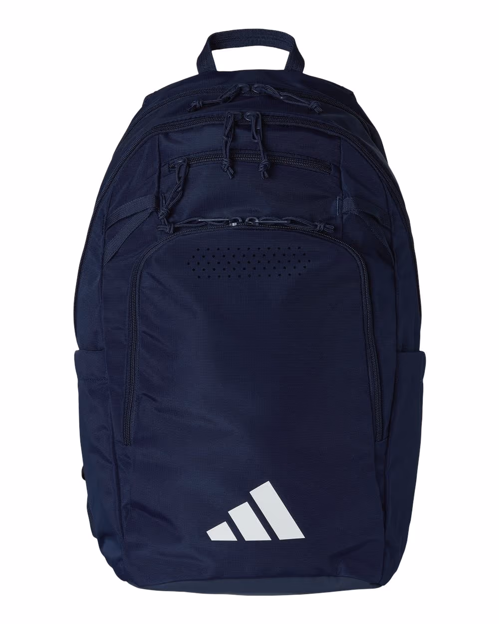 Custom Adidas Defender 5 Backpack - Team Navy Blue front