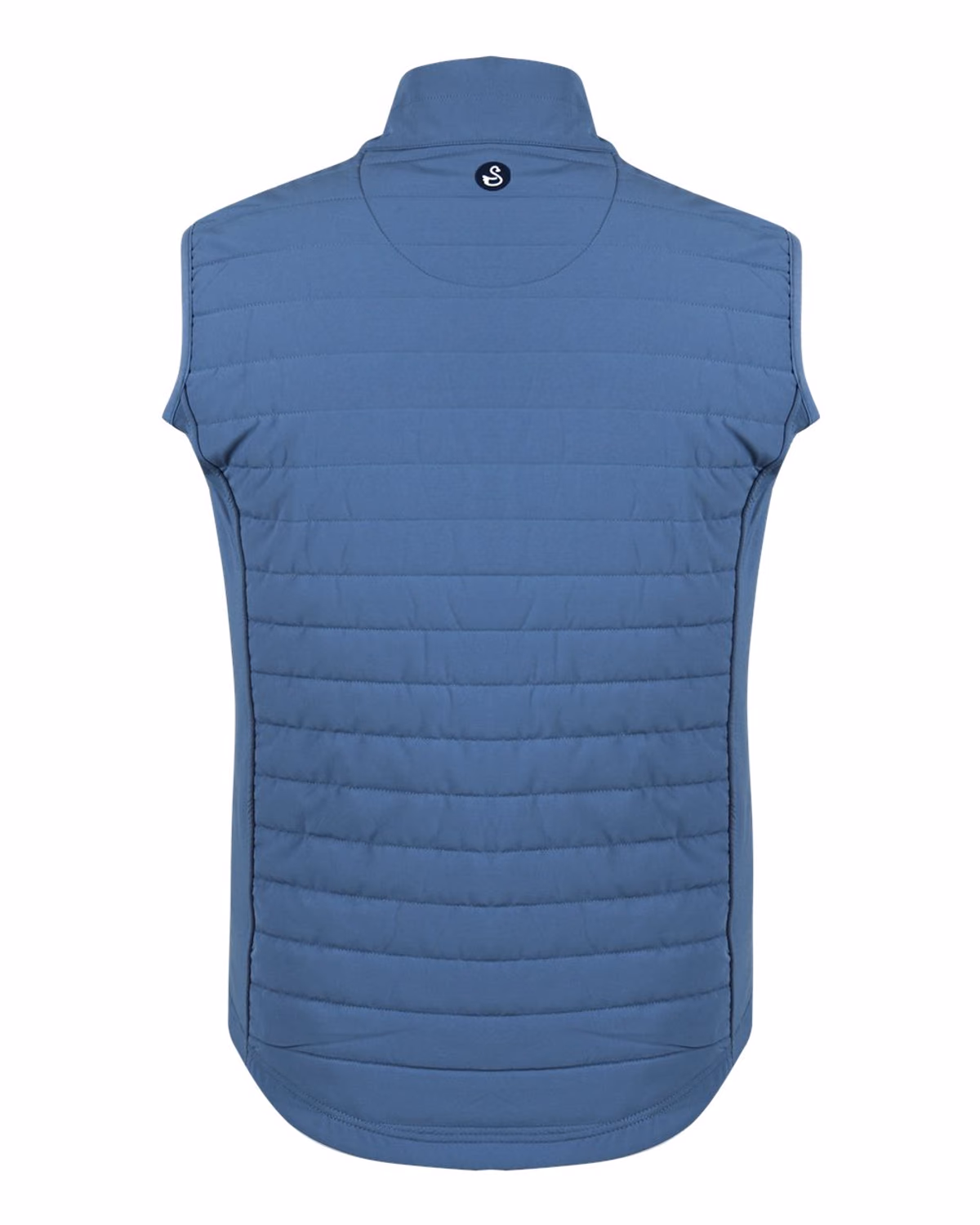 Custom Swannies Men's Warren Vest - Blue Horizon - back