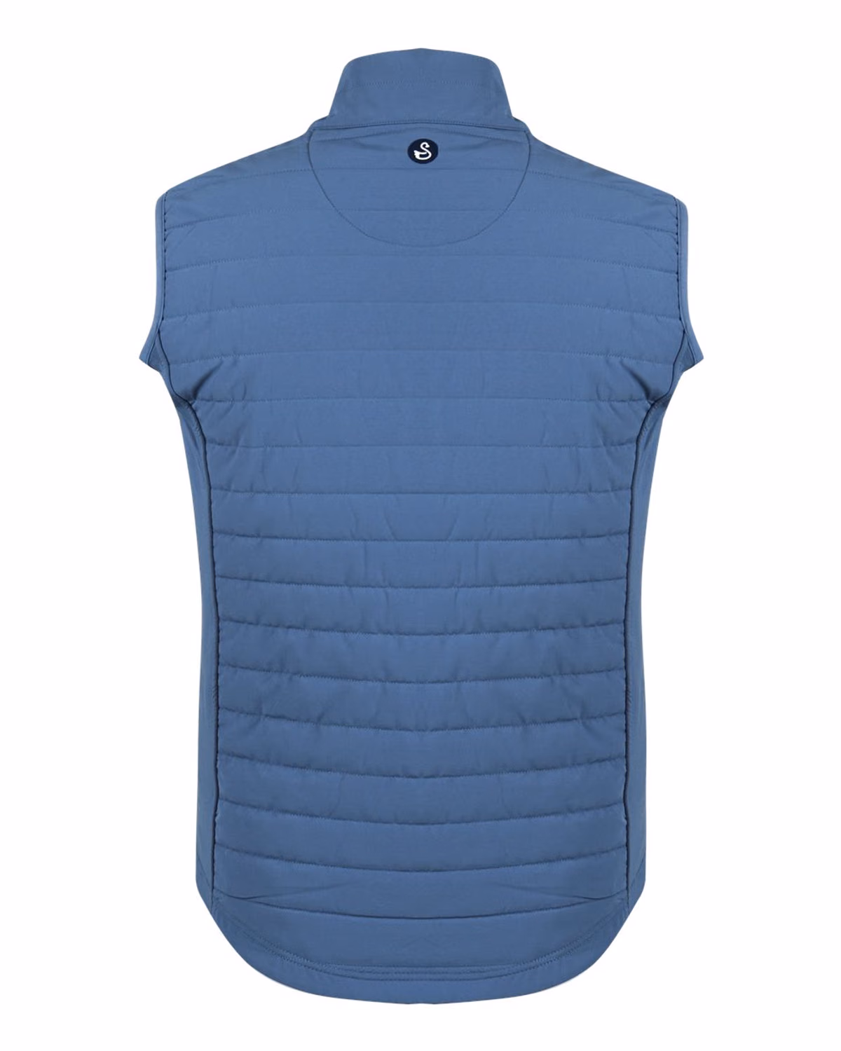 Custom Swannies Men's Warren Vest - Blue Horizon - back